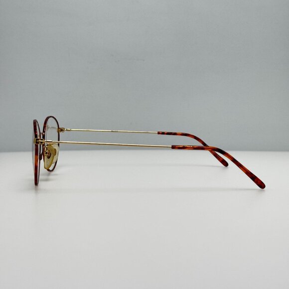 Unbranded FM-806 Gold Amber Eyeglasses Eye Glasses Frames 46-19-135 main image 6